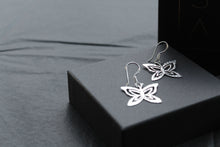 Load image into Gallery viewer, Fine Hammered Butterfly Earrings
