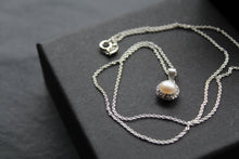 Load image into Gallery viewer, Freshwater Pearl &amp; CZ Crystal Necklace
