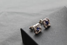 Load image into Gallery viewer, Glamour Cubic Zirconia &amp; Silver Earrings
