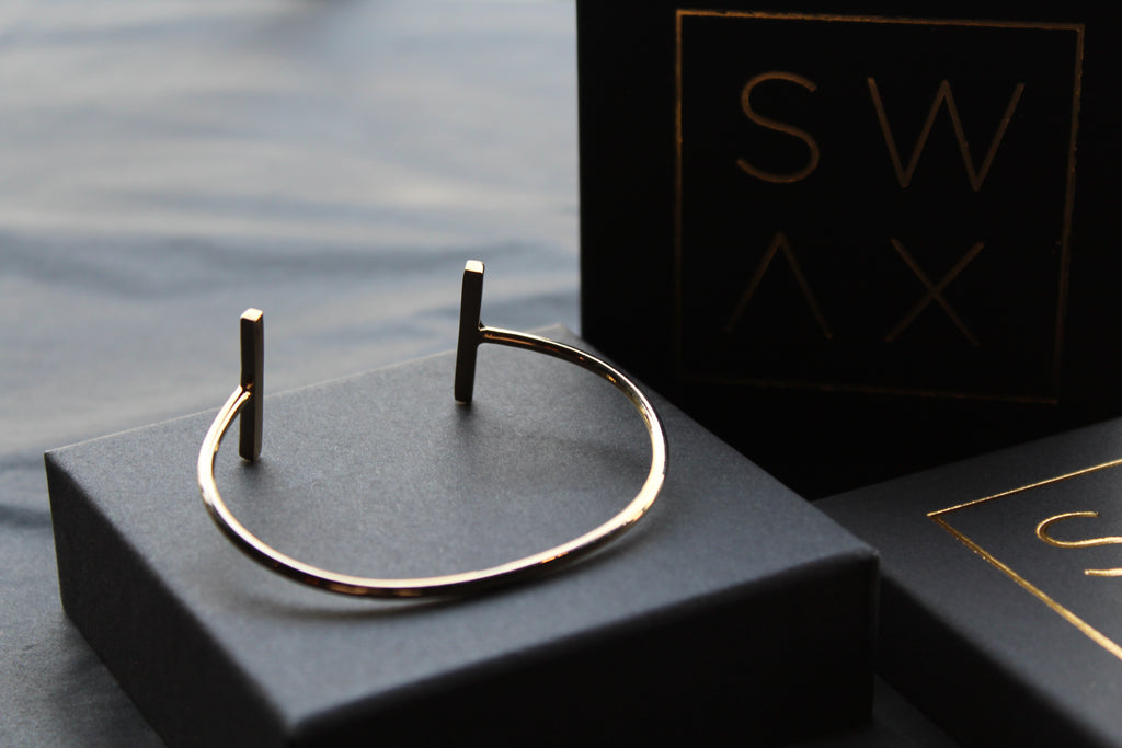 Gold Bar Bangle