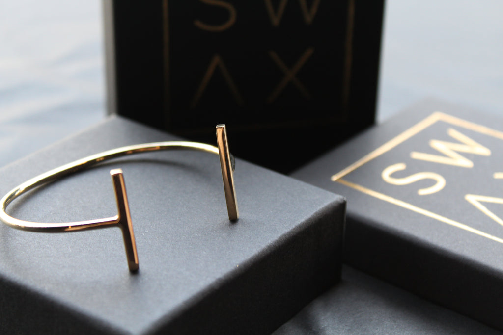 Gold Bar Bangle