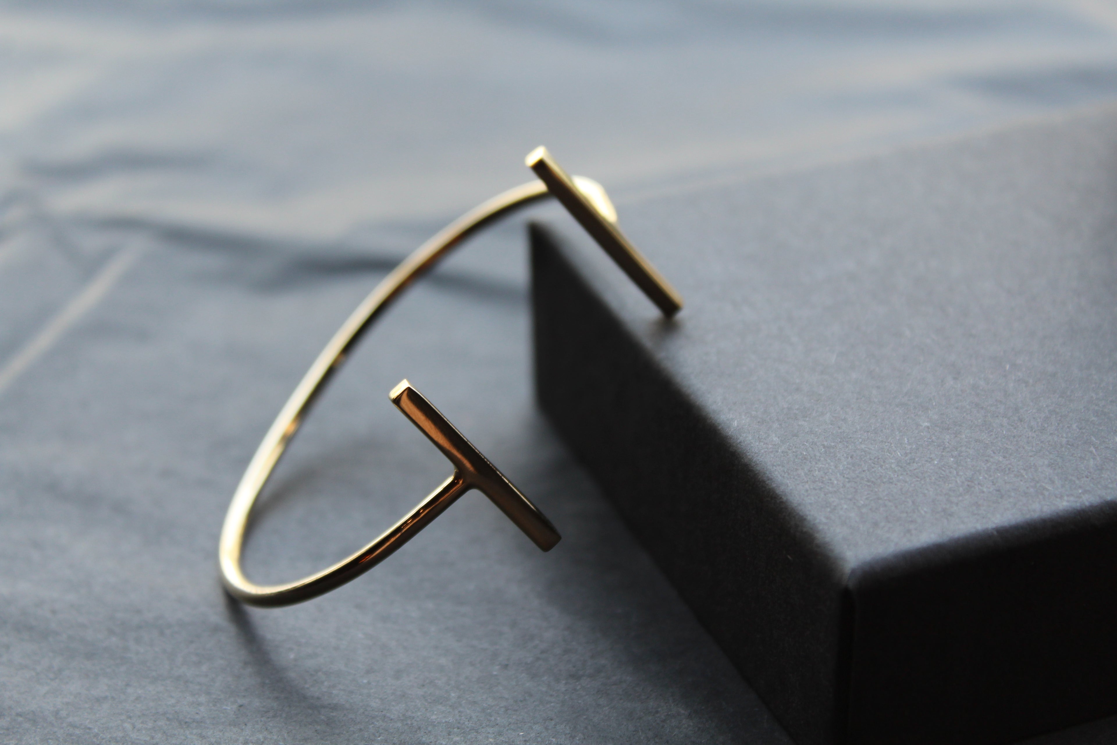 Gold Bar Bangle