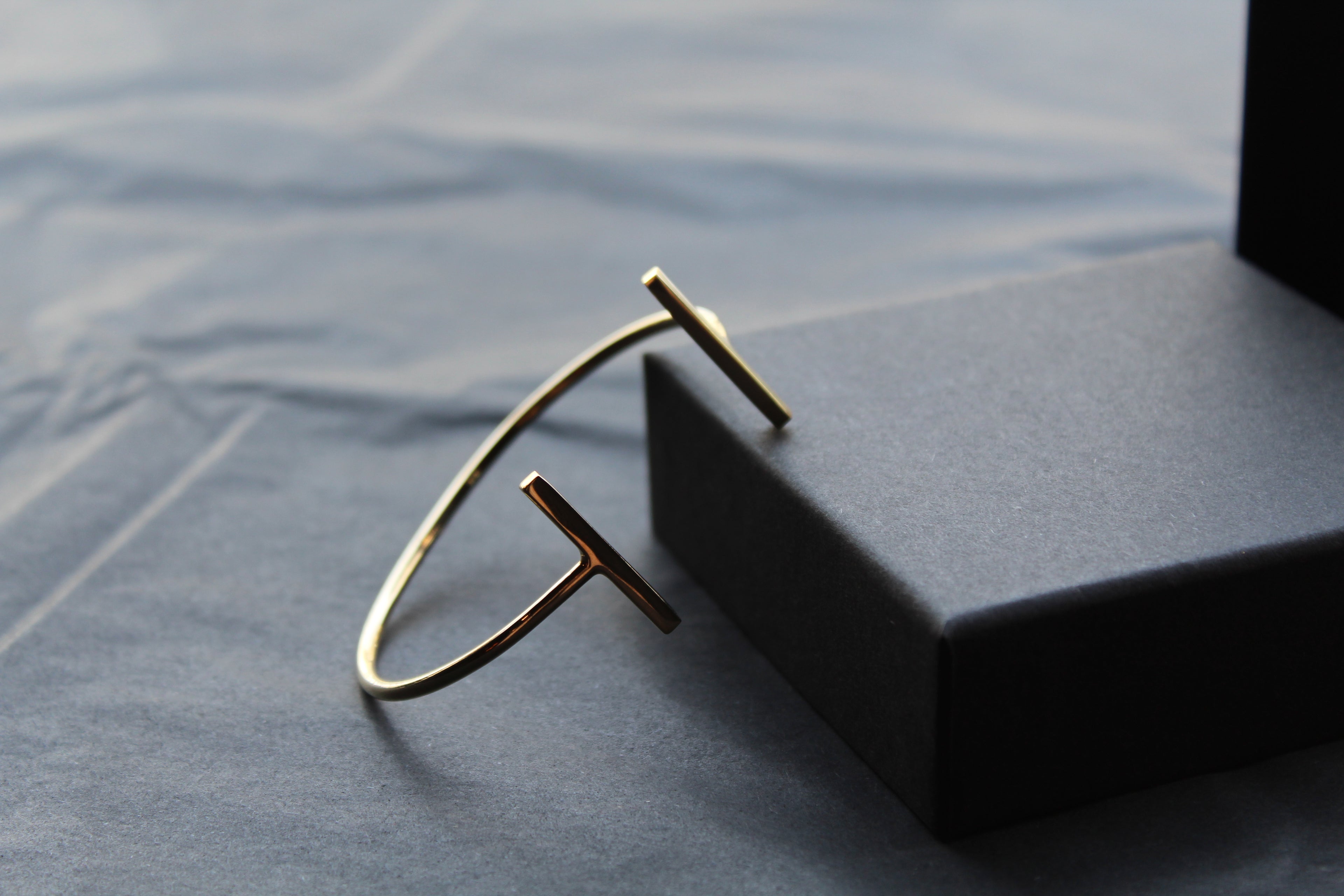 Gold Bar Bangle