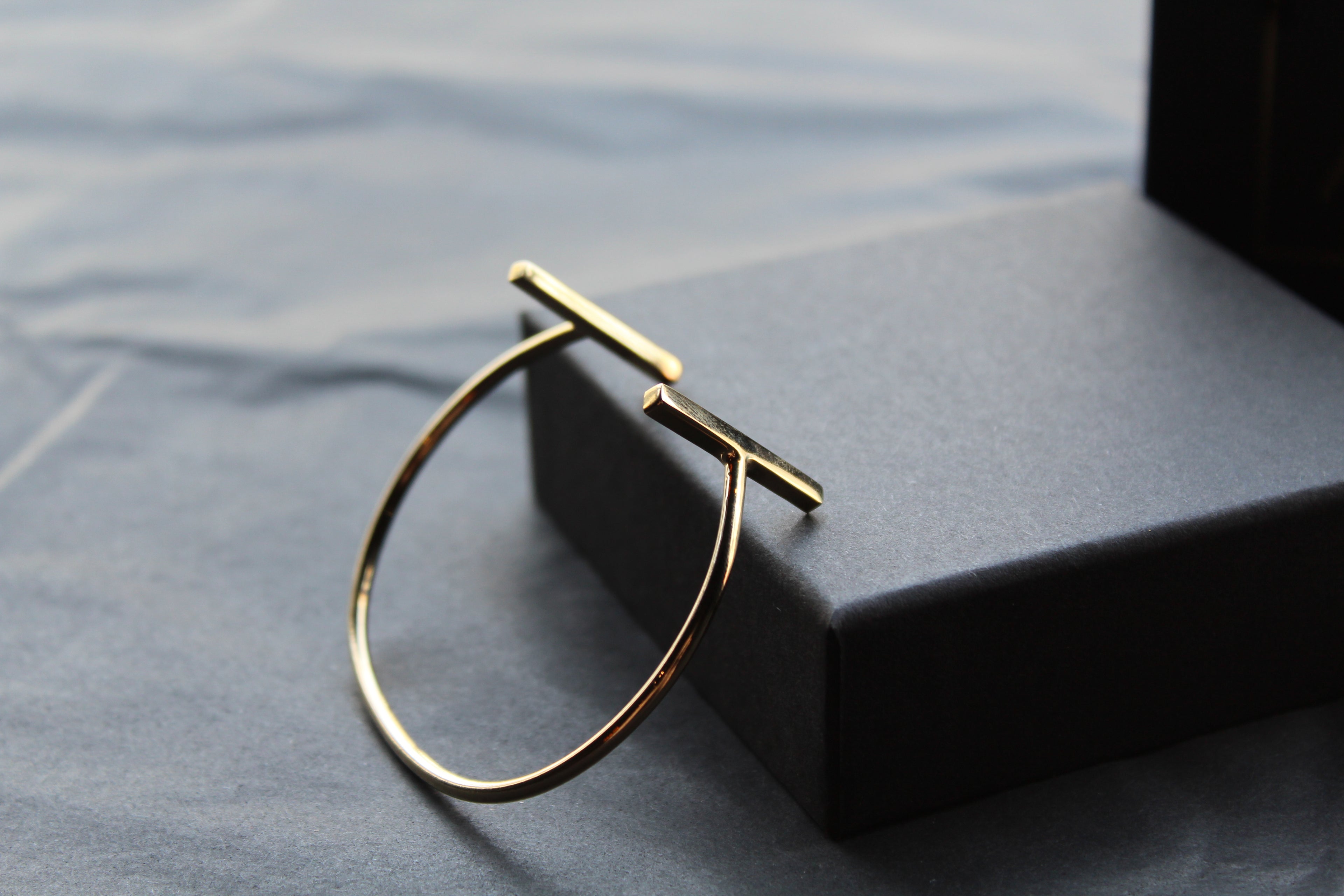 Gold Bar Bangle