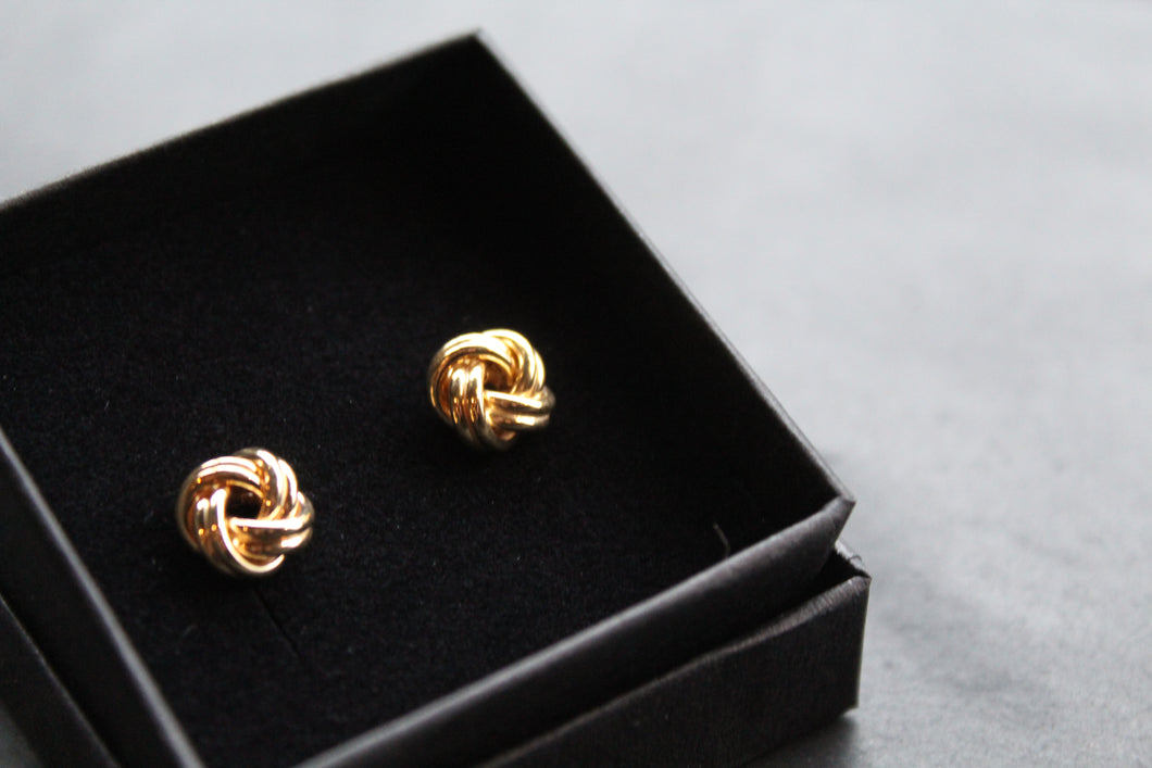 Gold Knot Stud