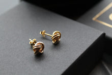 Load image into Gallery viewer, Gold Knot Stud
