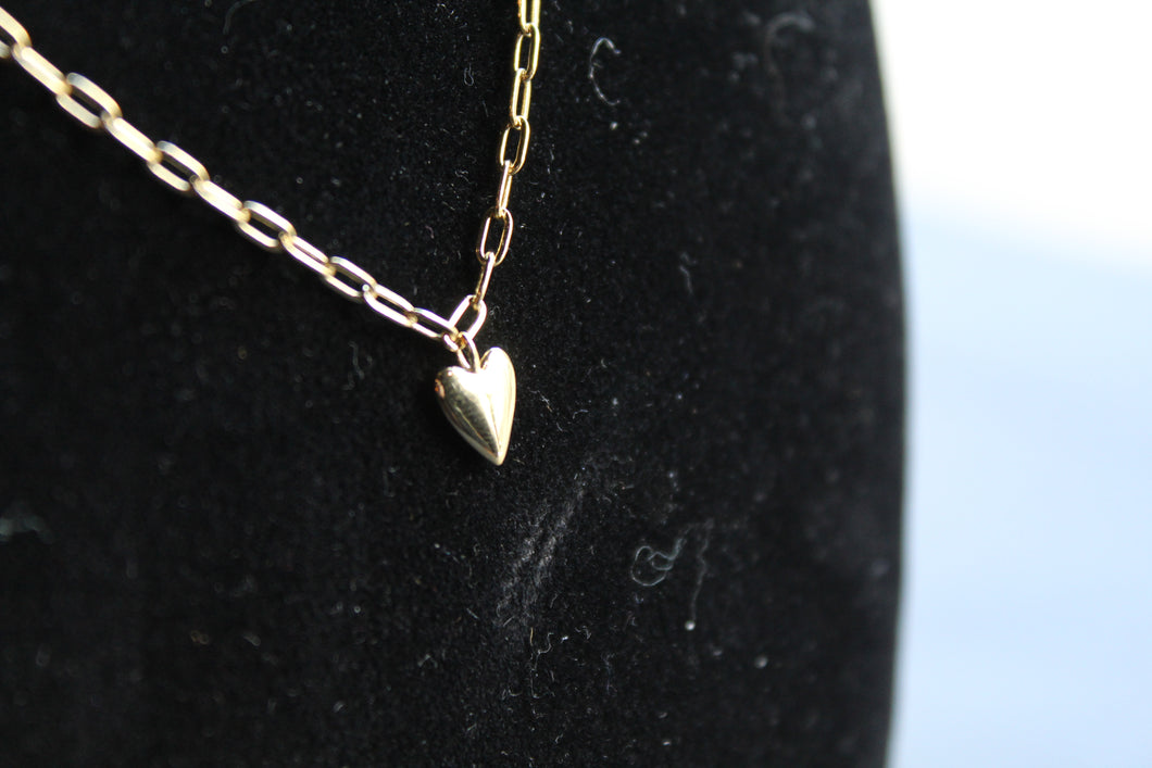 Gold Plated Heart on Chain