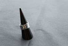 Load image into Gallery viewer, Hammered 10mm Silver Band

