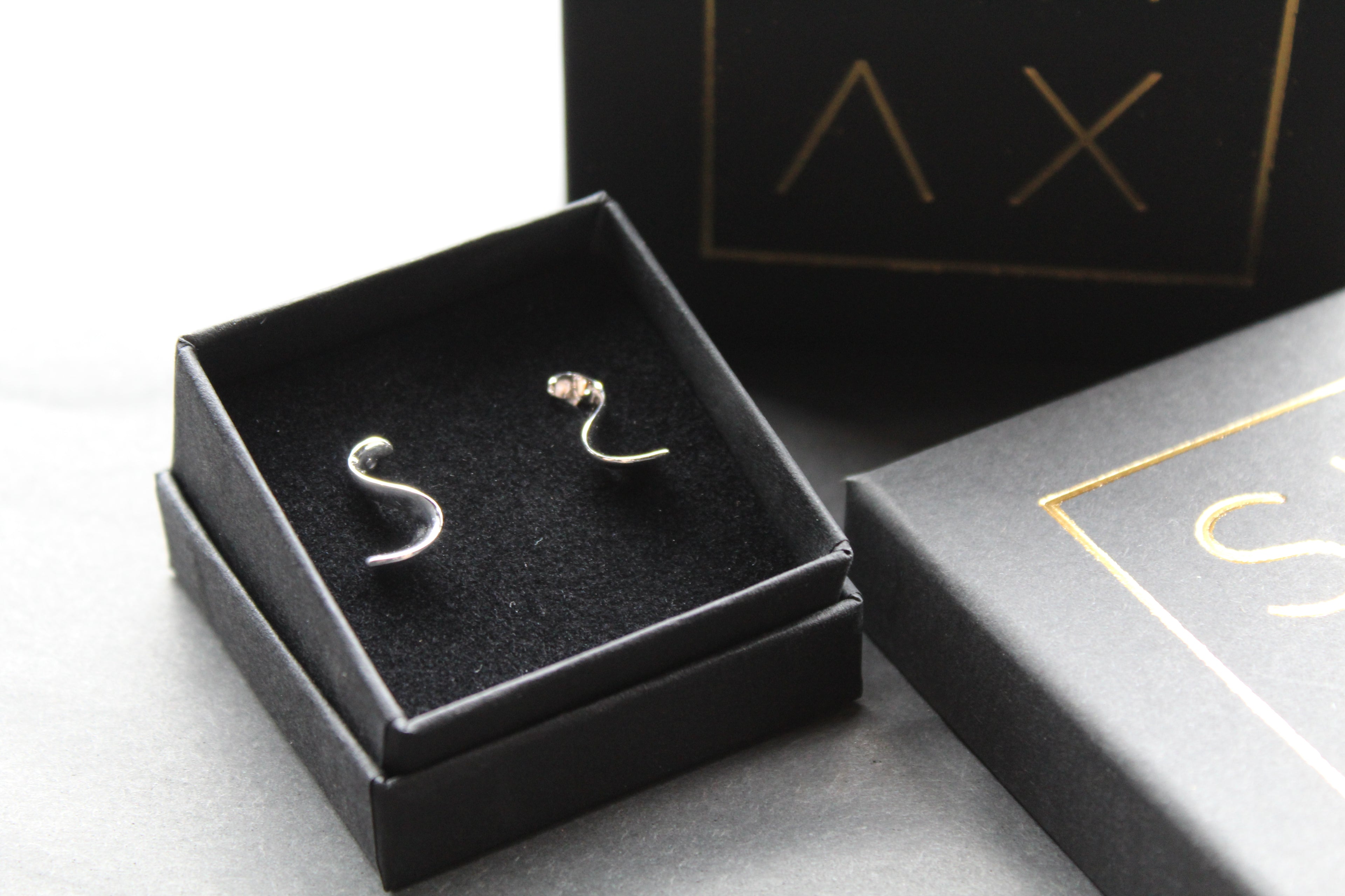 High Shine Swirl Stud