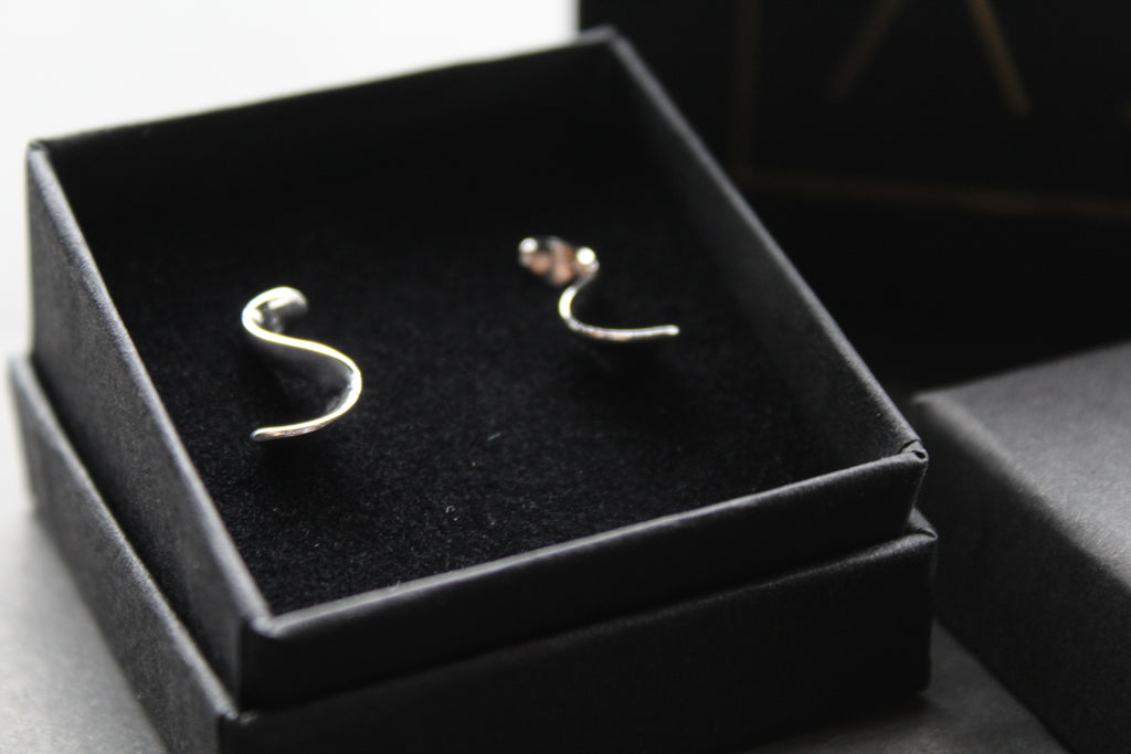 High Shine Swirl Stud