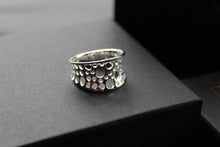 Load image into Gallery viewer, Honeycomb Silver Ring
