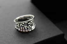 Load image into Gallery viewer, Honeycomb Silver Ring
