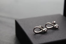 Load image into Gallery viewer, Infinity Stud with Clear CZ Detail
