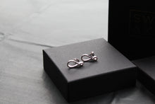 Load image into Gallery viewer, Infinity Stud with Clear CZ Detail
