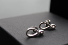 Load image into Gallery viewer, Infinity Stud with Clear CZ Detail
