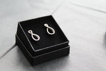 Load image into Gallery viewer, Infinity Stud with Clear CZ Detail
