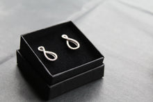 Load image into Gallery viewer, Infinity Stud with Clear CZ Detail

