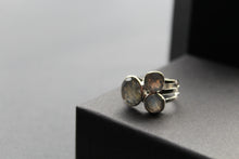 Load image into Gallery viewer, Labradorite Facetted Multi Stone Ring
