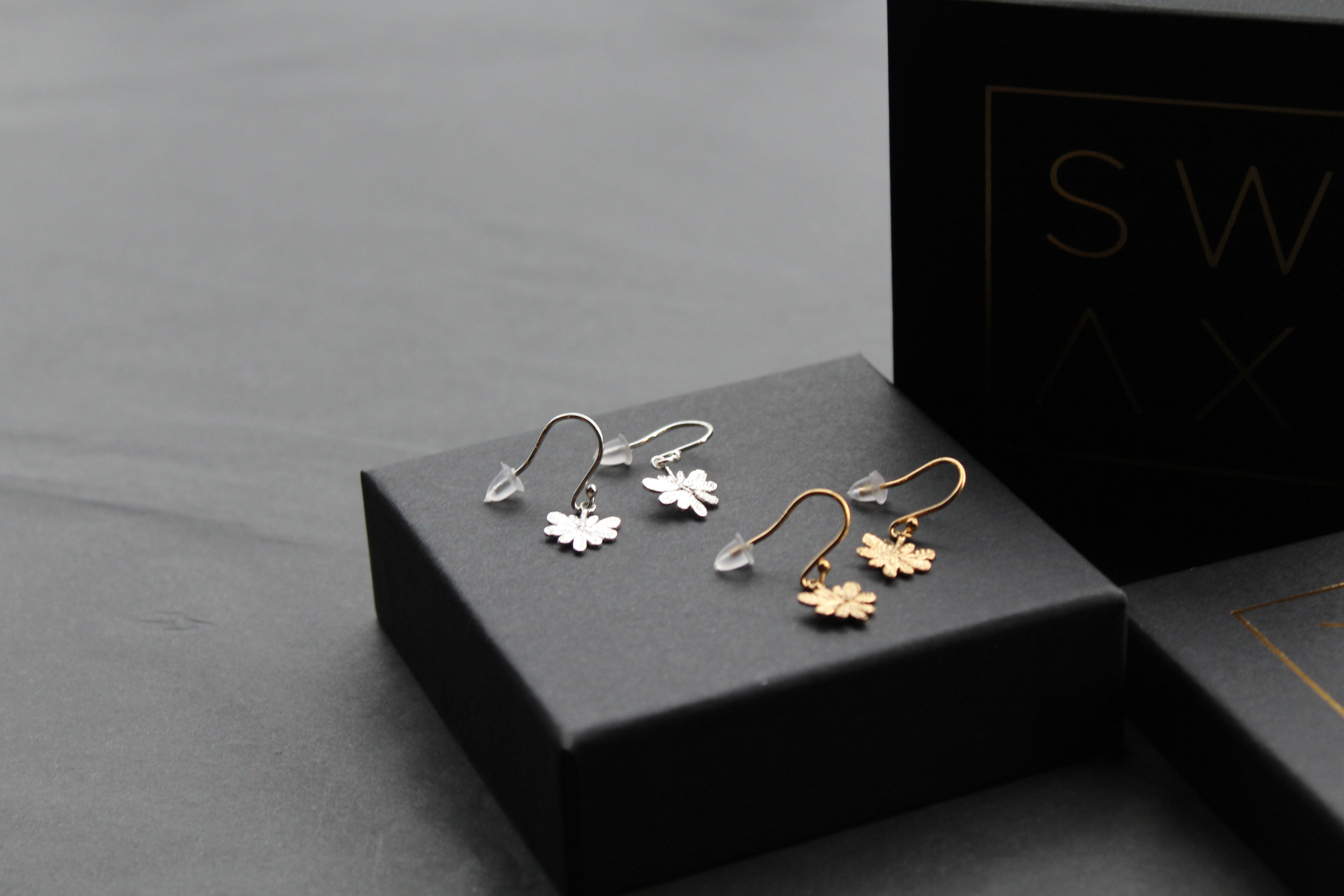 Leaf Hook Earrings