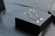 Load image into Gallery viewer, Lightning Bolt Drop Earrings
