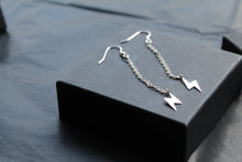 Load image into Gallery viewer, Lightning Bolt Drop Earrings
