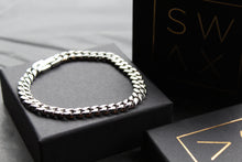 Load image into Gallery viewer, Matte and Polished Stainless Steel Bracelet
