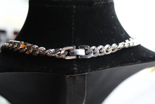 Load image into Gallery viewer, Matte and Polished Stainless Steel Necklace
