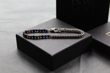 Load image into Gallery viewer, Mixed Tigers Eye &amp; Amazonite Bead Bracelet
