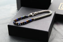 Load image into Gallery viewer, Mixed Tigers Eye &amp; Amazonite Bead Bracelet

