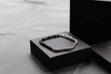 Load image into Gallery viewer, Mixed Tigers Eye &amp; Amazonite Bead Bracelet
