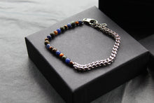 Load image into Gallery viewer, Mixed Tigers Eye &amp; Amazonite Bead Bracelet
