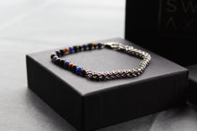 Load image into Gallery viewer, Mixed Tigers Eye &amp; Amazonite Bead Bracelet

