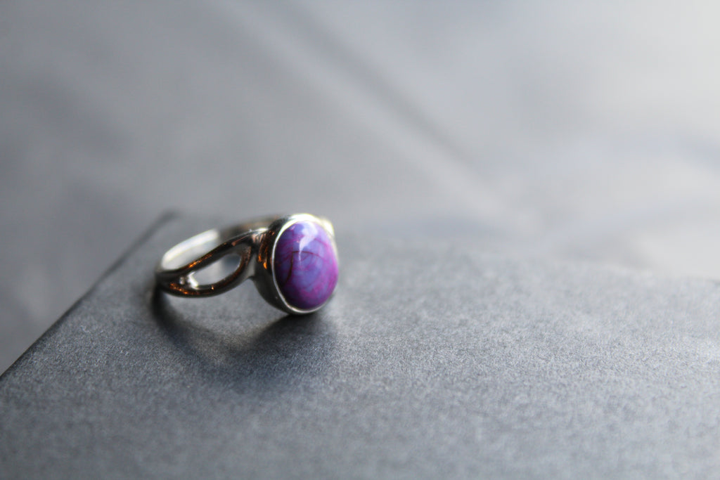 Mohave Purple Turquoise Ring
