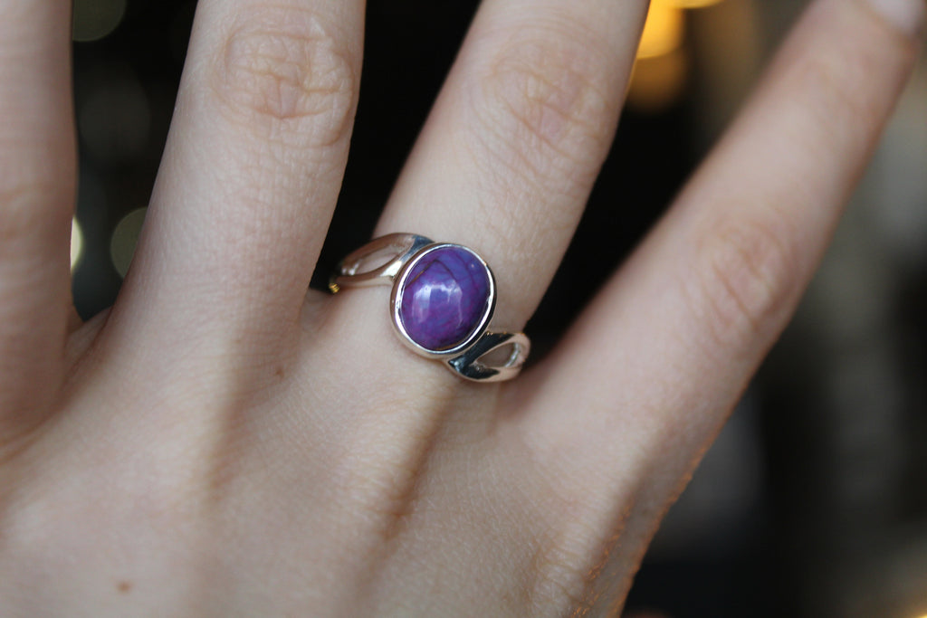 Mohave Purple Turquoise Ring