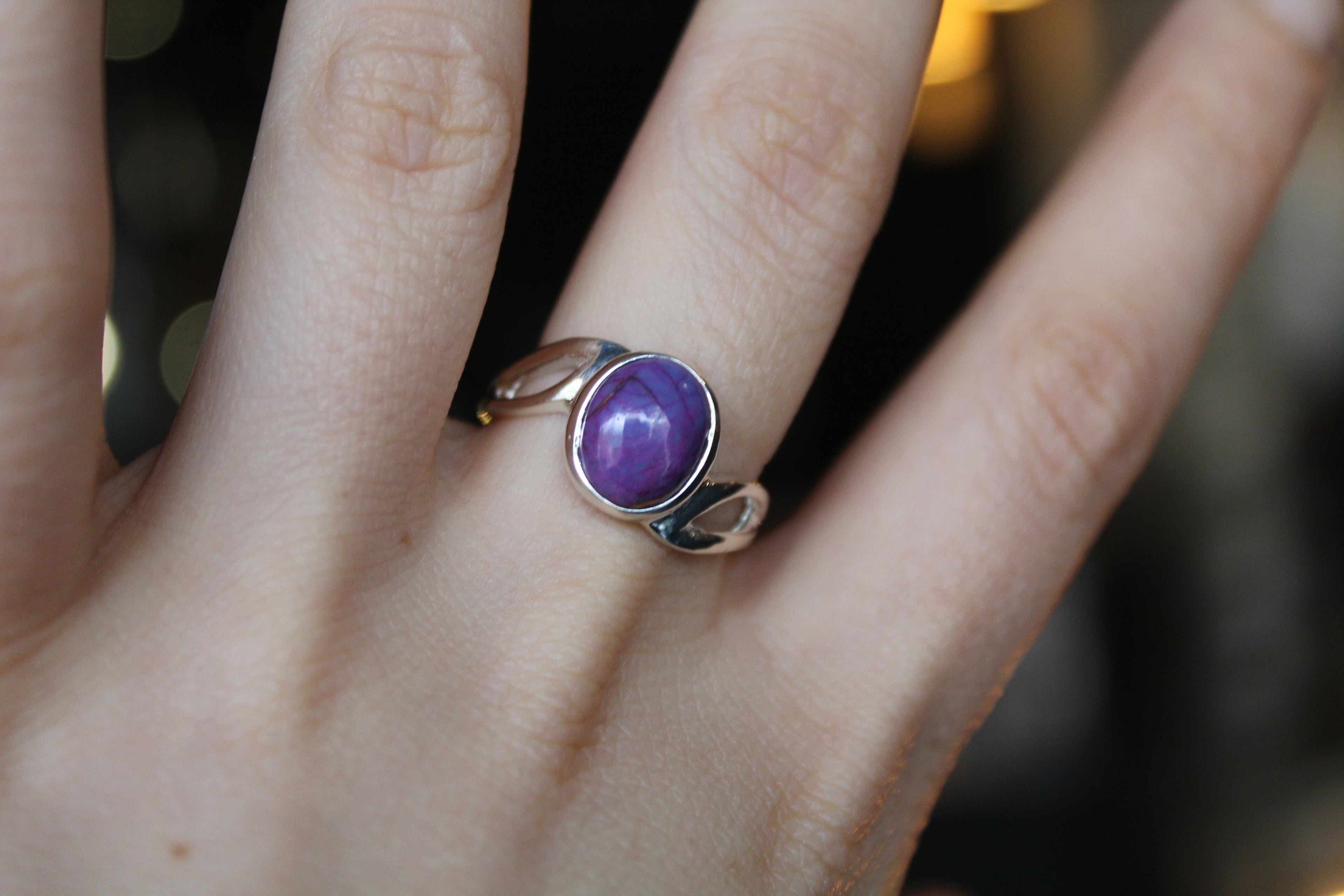 Mohave Purple Turquoise Ring