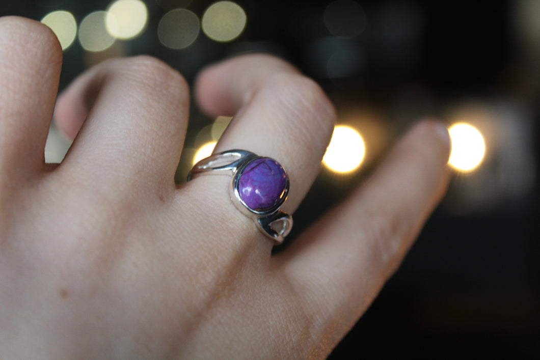 Mohave Purple Turquoise Ring