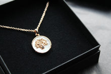 Load image into Gallery viewer, Mother Of Pearl Tree of Life Necklace
