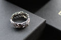 Multi Coloured Feather Ring