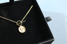 Load image into Gallery viewer, Old Coin Style T-Bar Necklace
