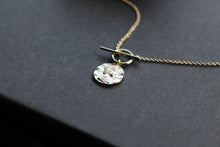 Load image into Gallery viewer, Old Coin Style T-Bar Necklace
