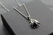 Load image into Gallery viewer, Onyx Beetle Pendant
