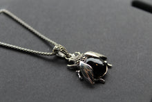 Load image into Gallery viewer, Onyx Beetle Pendant
