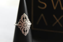 Load image into Gallery viewer, Ornate Cubic Zirconia Ring
