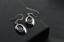 Load image into Gallery viewer, Oval Swirl Earrings
