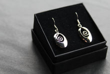 Load image into Gallery viewer, Oval Swirl Earrings
