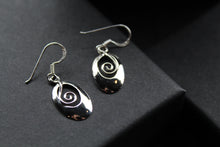 Load image into Gallery viewer, Oval Swirl Earrings
