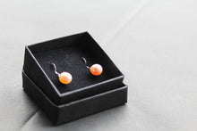 Load image into Gallery viewer, Peach Fresh Water Pearl Drop Earrings
