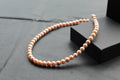 Peach Pearl Necklace