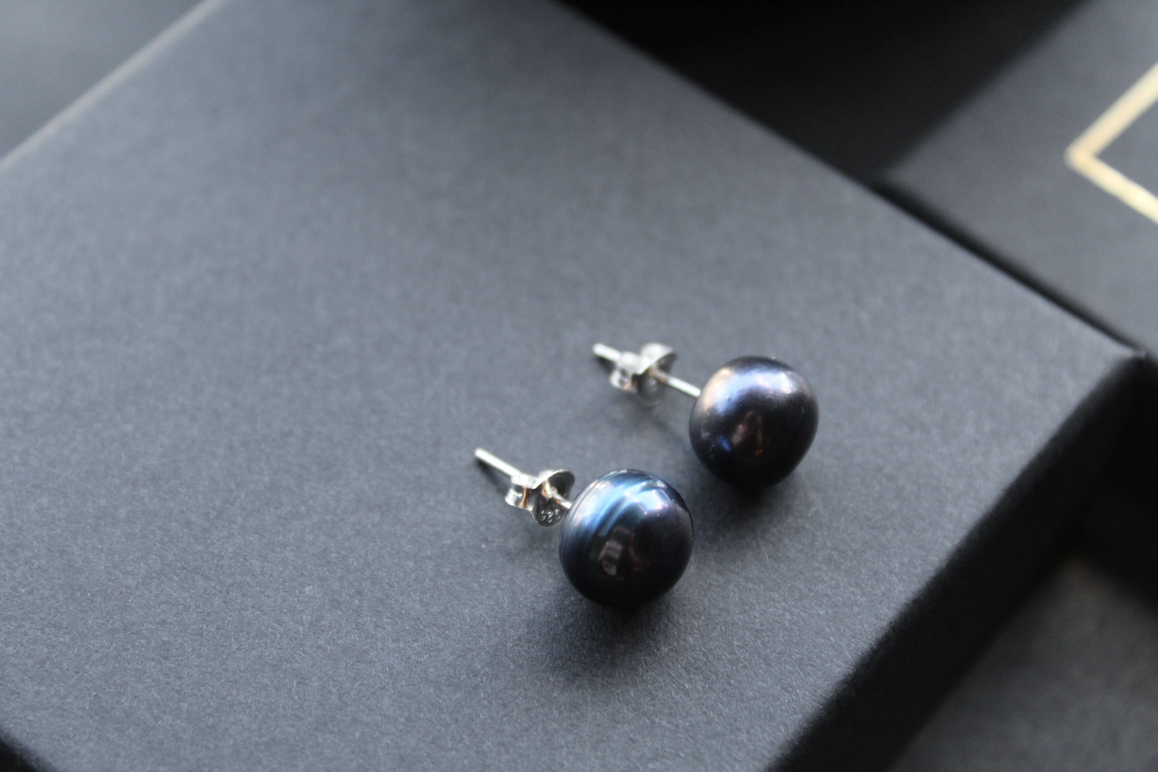 Peacock Fresh Water Pearl Studs