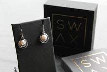 Load image into Gallery viewer, Pearl Oyster Drop Earrings
